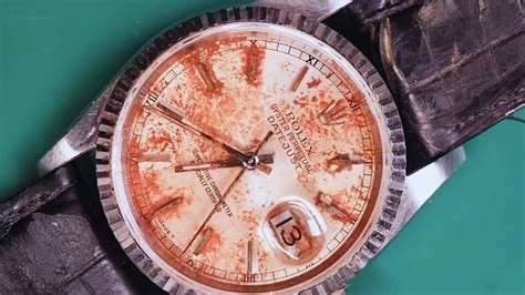 rusted rolex watch|antique rolex repair.